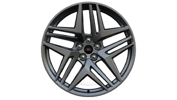 21” Magnetite-Painted Aluminum Wheels