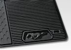 Mustang 2007-2009 4pc All Weather Rubber Floor Mats Main Image
