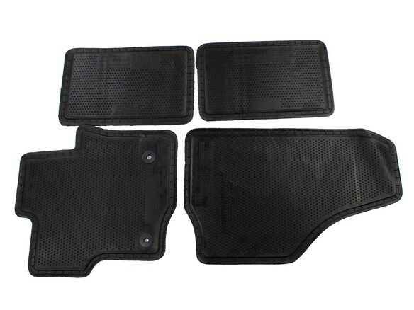 Super Duty 2012-2016 w/Subwoofer 4pc Ebony Black Carpet Floor Mat Set for Super/Crew Cab w/Subwoofer Main Image