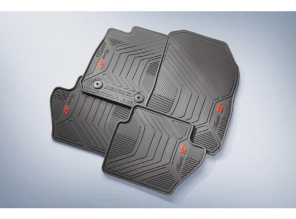 Fiesta ST 2014-2019 Black 4pc All Weather Rubber Floor Mats Main Image