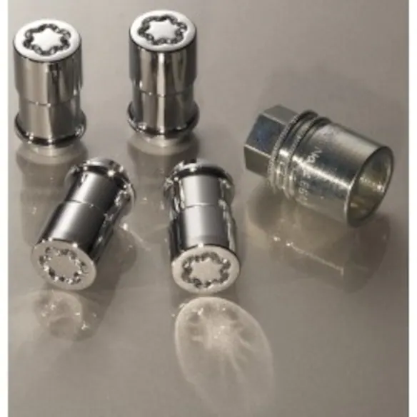 Chrome Plated Wheel Locks for Exposed Lugs Main Image