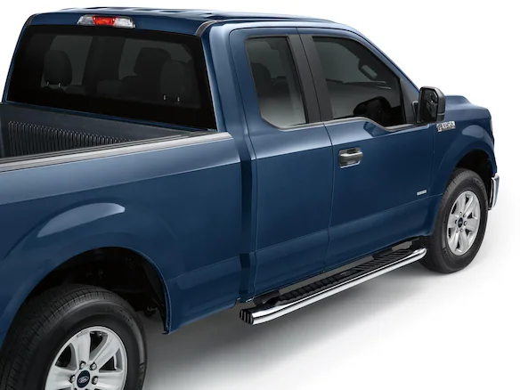 F-150 SuperCab 2015-2025 Chrome Aluminum 5" Step Bars Main Image