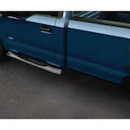 F-150 Regular Cab 2015-2025 Black Aluminum 5" Step Bars Main Image