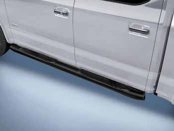 F-150 SuperCrew® 2015-2025 Black Aluminum 5" Step Bars
