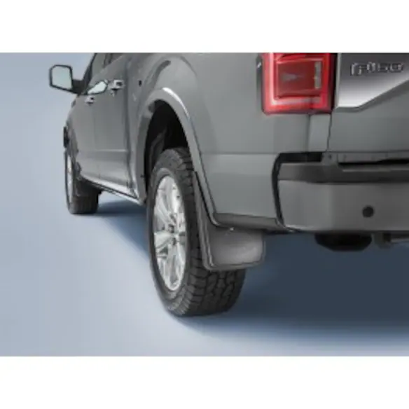 F-150 2015-2020 Molded Carbon Black Splash Guards Rear Pair Main Image