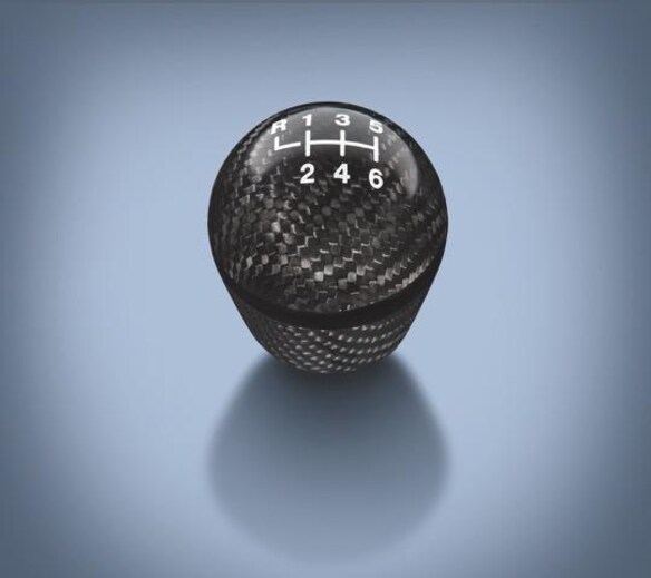 Focus 2015-2018 Black Carbon Fiber 6-Speed Shift Knob Main Image
