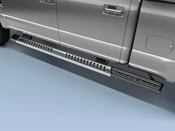 Super Duty Crew Cab Extended Length 2017-2022 Chromed Aluminum 6" Step Bars
