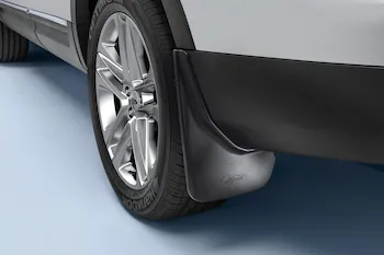 Explorer 2018-2019 Black Ford Logo Splash Guards Rear Pair