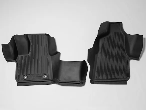 Transit 2019-2025 Front 2pc All Weather Floor Liner Tray for Carpet Floor Main Image