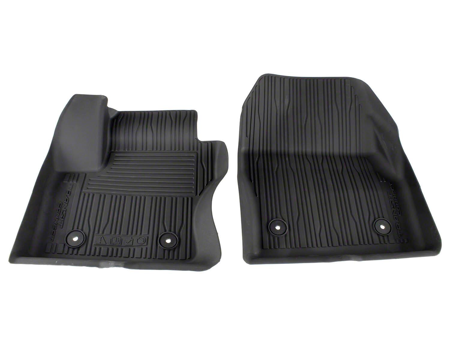 Transit Connect 2019 2023 Front 2pc All Weather Floor Liner Tray for Rubber Floor Accessories Ford
