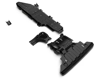 Bronco 4Dr 2021-2025 Steel Full Body Bash Plate for vehicles with Modular Front Bumper