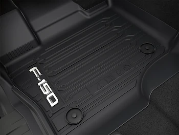 F-150 Reg Cab 2021-2025 Front 2pc All Weather Floor Liner Tray for Vinyl Floor