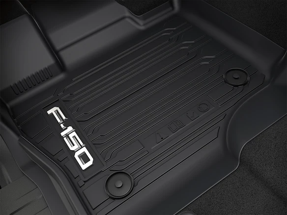 F-150 Reg Cab 2021-2025 Front 2pc All Weather Floor Liner Tray for Vinyl Floor Main Image