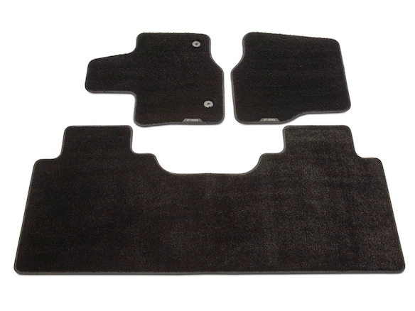 F-150 2021-2025 Kit - Floor Contour Mat, Black, 3-Piece Set, 60 oz. Carpet, Super Cab & SuperCrew Main Image