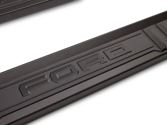 F-150 SuperCrew® 2021-2025 Tubular Base Painted Accent Color Step Bars Main Image