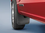 F-150 2021-2025 Carbon Black Molded Splash Guards Front Pair Main Image