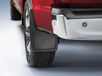 F-150 2021-2025 Black Molded Splash Guards Rear Pair
