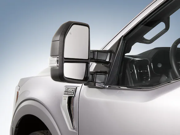 F-150 2021-2023 Trailer Tow Mirrors - Black - Fits Vehicles With Factory Power Mirrors, Manual Telescope, Manual Fold, No BLIS, No 360 Camera Main Image