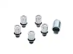 Bronco 2021-2025 Raptor Chrome-Plated for Exposed Lug Wheel Lock Kit Main Image