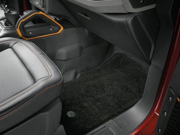 Bronco 2021-2025 Black Premium Carpet 4-Piece Set Floor Mats Main Image