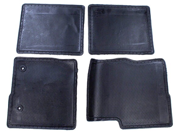 F-150 Crew Cab 2012-2014 4pc Ebony Black Carpet Floor Mat Set Main Image
