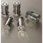 Chrome Plated Wheel Locks for Exposed Lugs Main Image