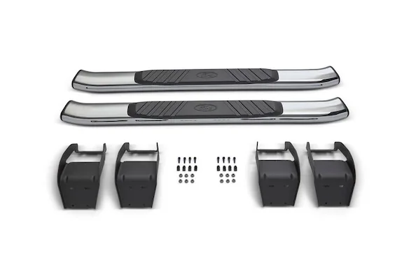 Marchepieds de 5 po en aluminium chromé pour le F-150 à cabine simple 2015 à 2026 Main Image