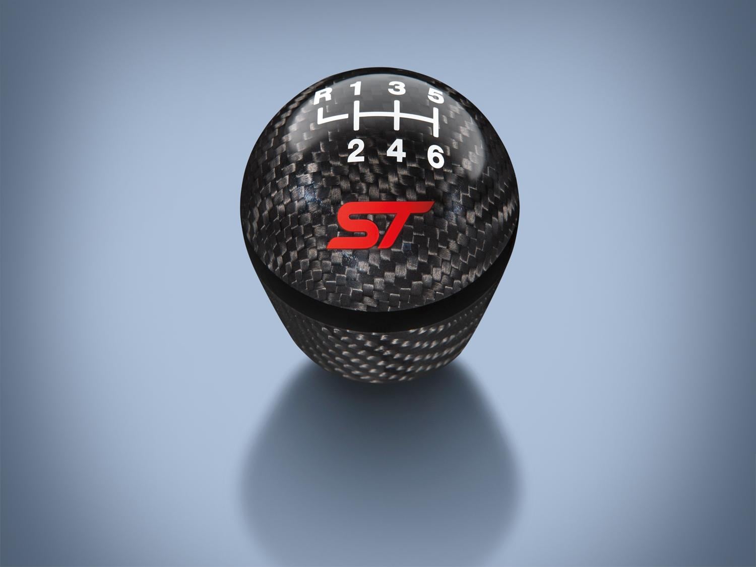 Black Carbon Fiber 6 Speed Shift Knob | Accessories | Ford.com