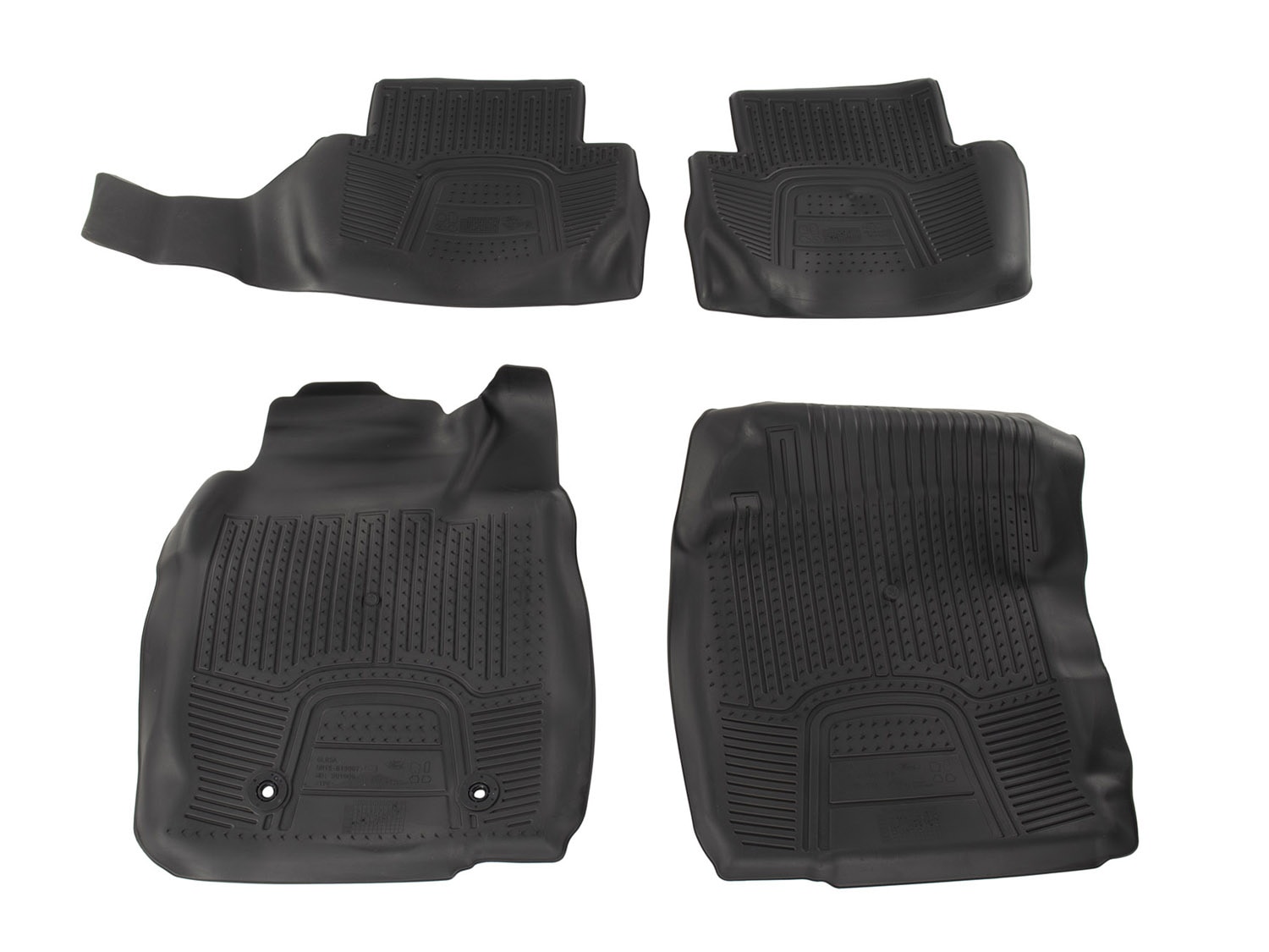 M MOTOS Rubber Boot Mat For Ford EcoSport II (2017-2022) - All-Weather Trunk Liner, Anti-Slip