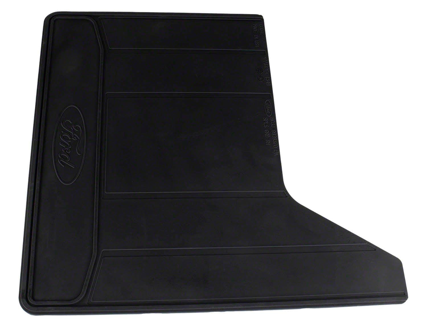 Super Duty DRW 2011-2026 Splash Rear Guard Pair w/ Black Ford Logo