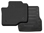 Super Duty 2017-2022 Black 2pc Front All Weather Rubber Floor Mats Main Image