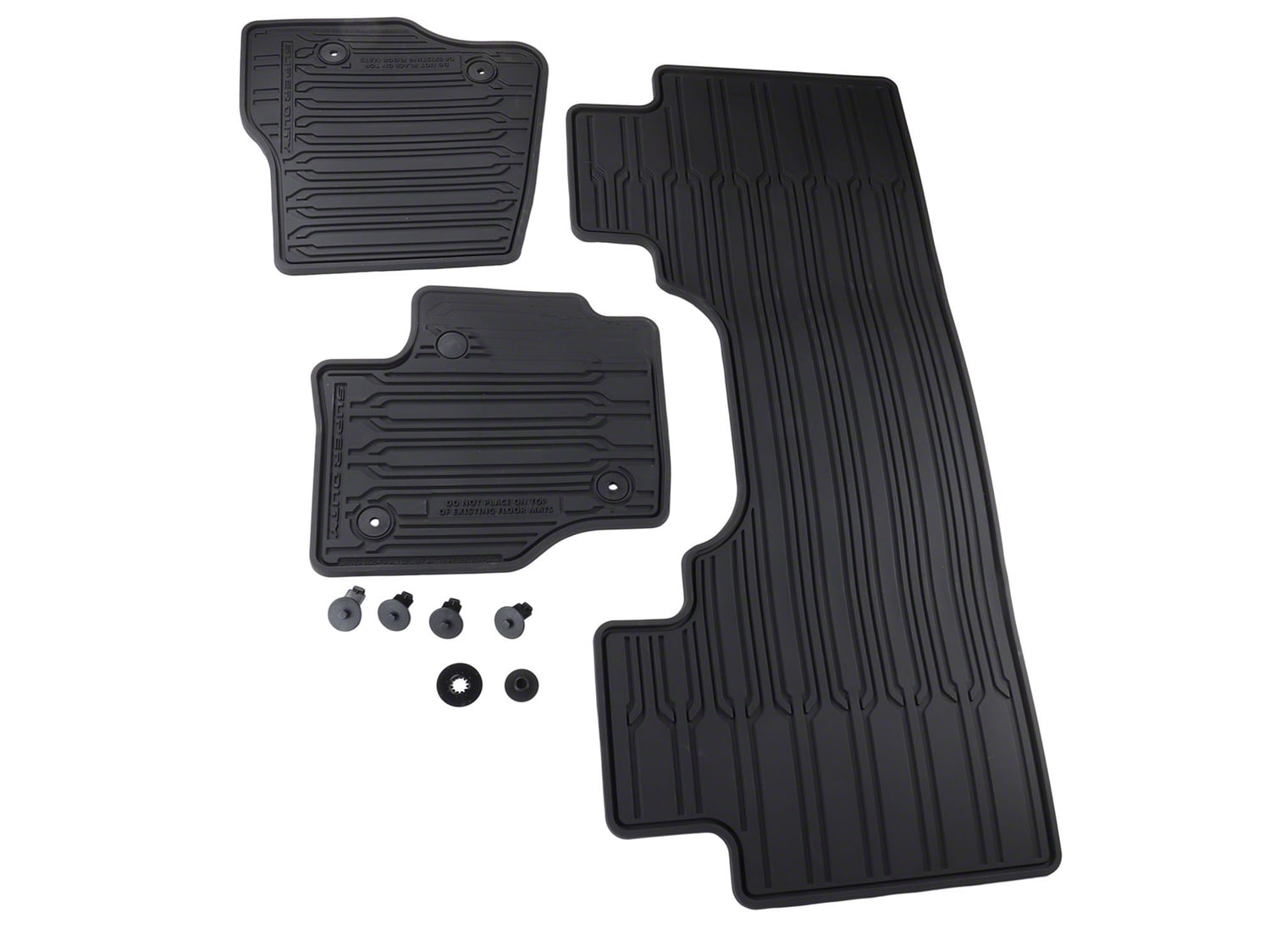 Super Duty SuperCab & Crew Cab 2017-2022 3pc All Weather Rubber