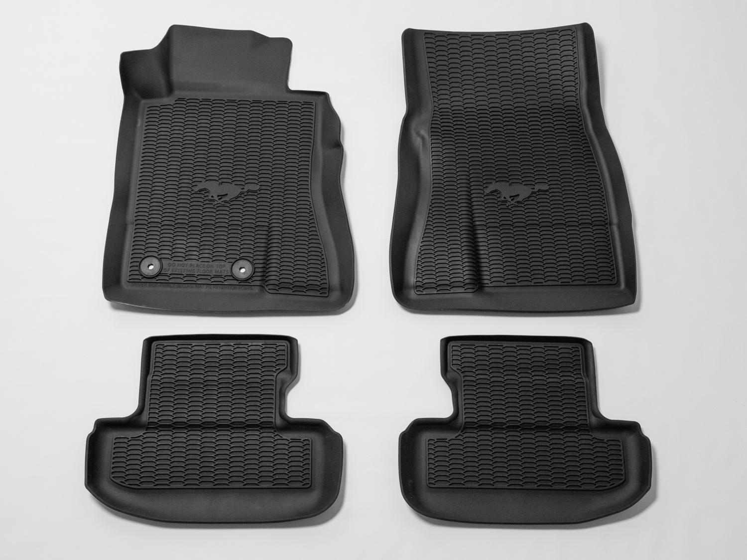 3W TPE All-Weather Floor Mats For Lincoln MKC 2015-2022 - Black (3-Piece Set)