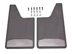 Ranger 2024 Splash Guard - Heavy Duty (flat), Rear Pair, Black with Bright Accent Main Image