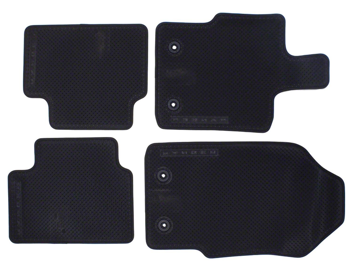 Ranger SuperCab 2019 4pc Premium Black Carpet Floor Mat Set
