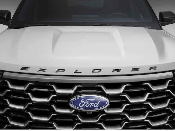 Explorer 2020-2026 Lettering Hood Badge - Black Main Image