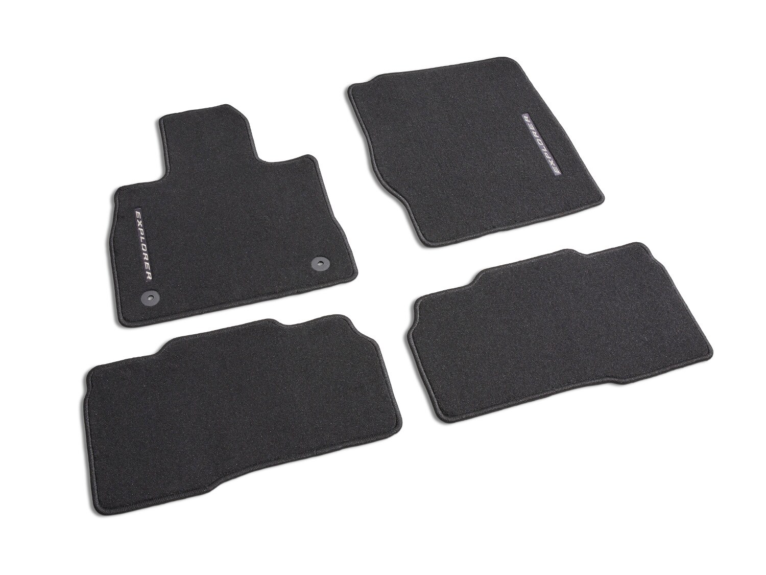Explorer 2021-2026 4pc Carpeted Floor Mats | Accessories | Ford.com