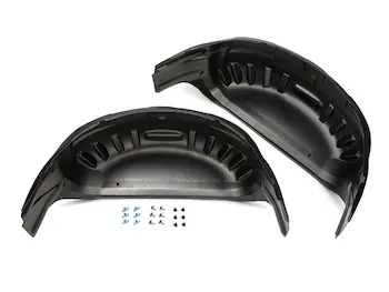 Doublures de passage de roue – Une paire, noires, pour roues arrière