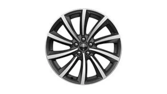 Jantes de 20&nbsp;po en aluminium usiné ultra brillant avec fini terni foncé Main Image