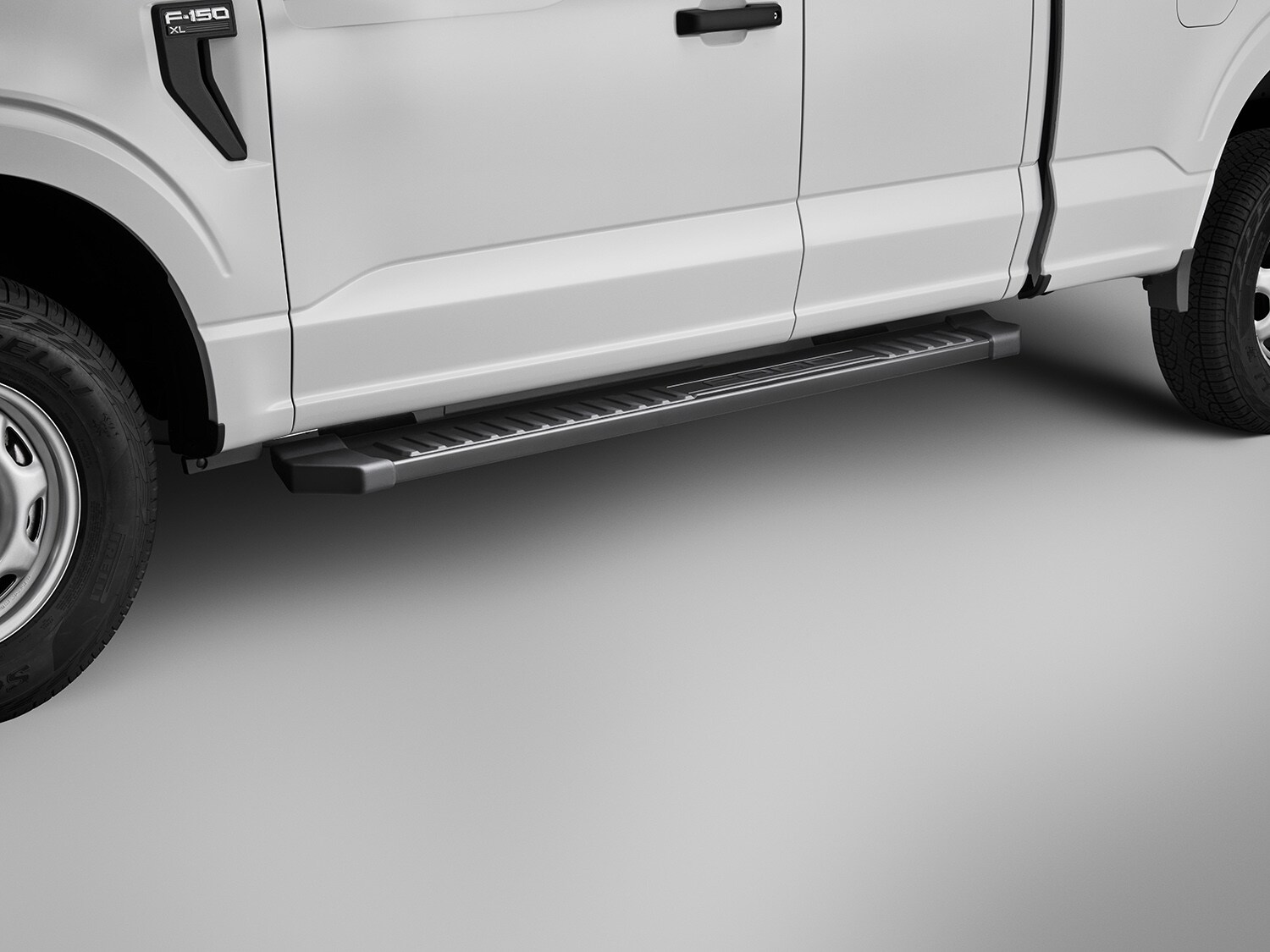 F-150 SuperCab 2021-2027 Tubular Base Painted Accent Color Step