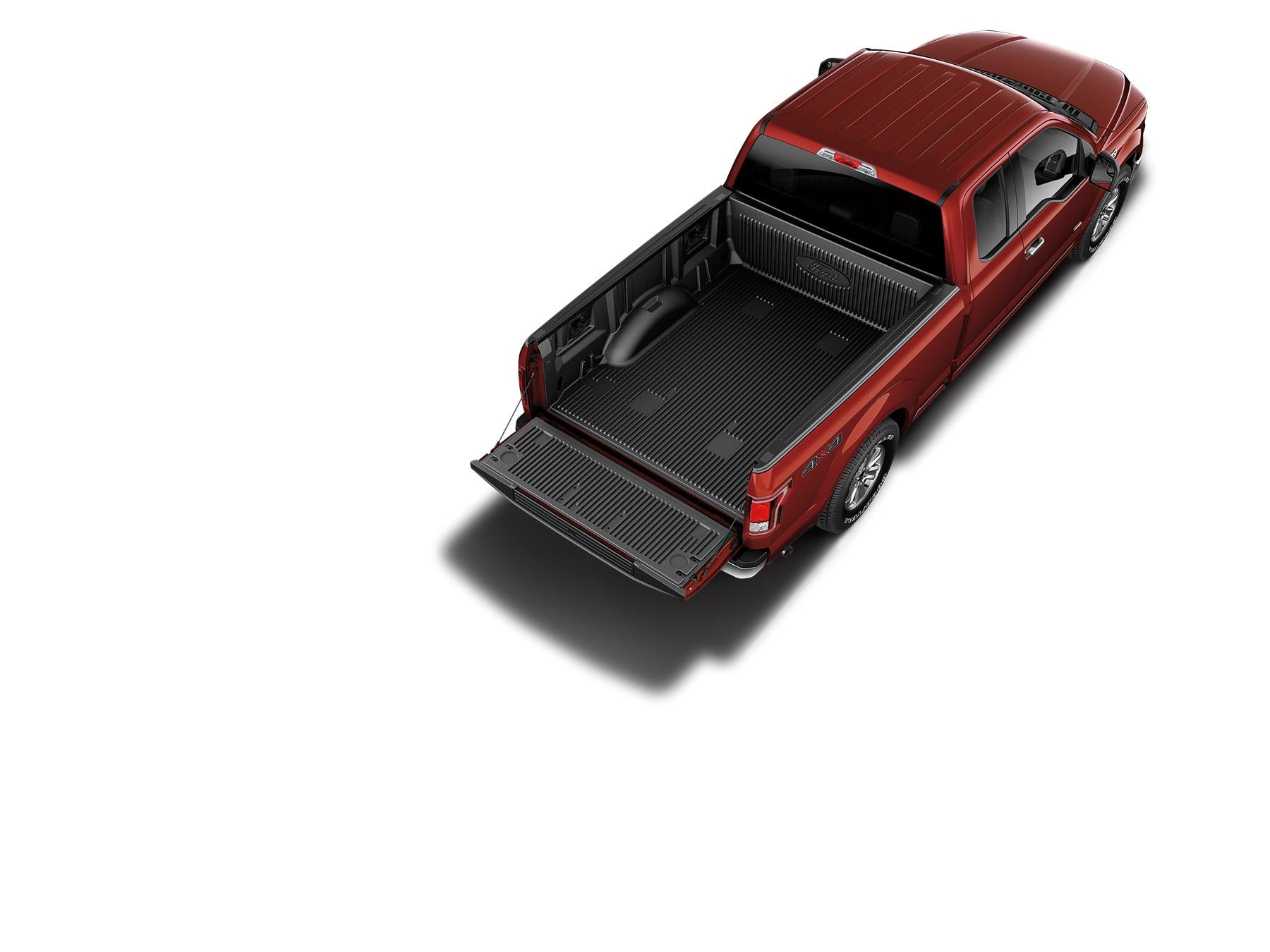 F150ベッド FL3Z-99286A40-C Black Truck Bed Extender Stowable Kit For Ford F
