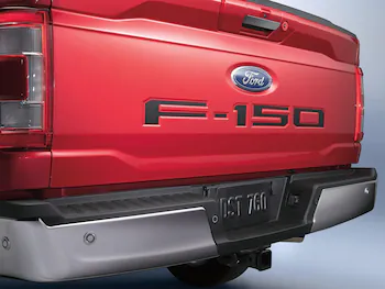 F-150 2021-2026 Tailgate Lettering - Gloss Black