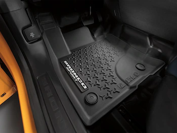 Bronco Sport 2021-2025 4pc Floor Liners For Rubber Flooring