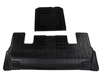Explorer 2022-2026 Black Floor Liners 3rd Row for Vehicles with Bucket Seats
