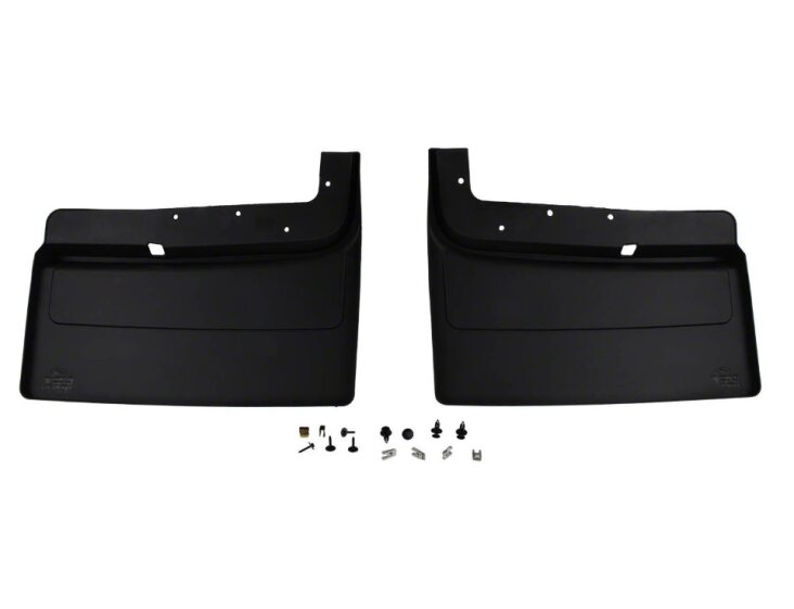 Super Duty 2023-2026 Black Molded Rear (DRW) Pair with Ford Oval