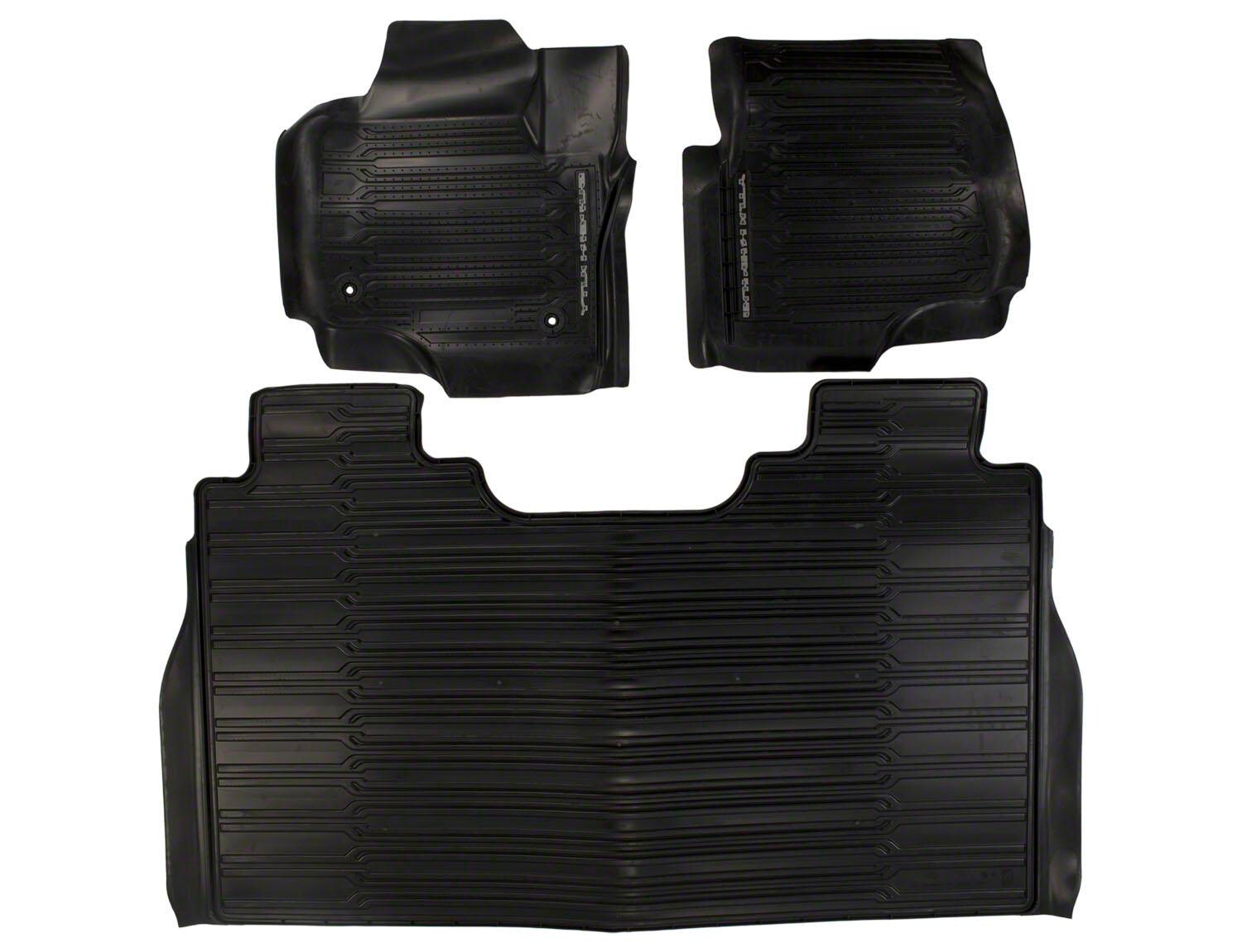 Super Duty 2023-2026 Black 3pc Floor Liner Tray for Carpet