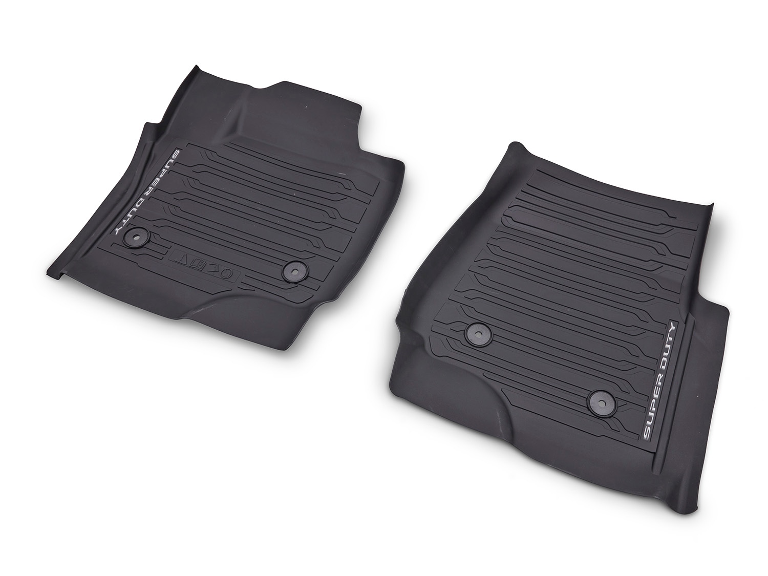 Super Duty 2023-2026 Black 3-Piece Tray Style Floor Liner for