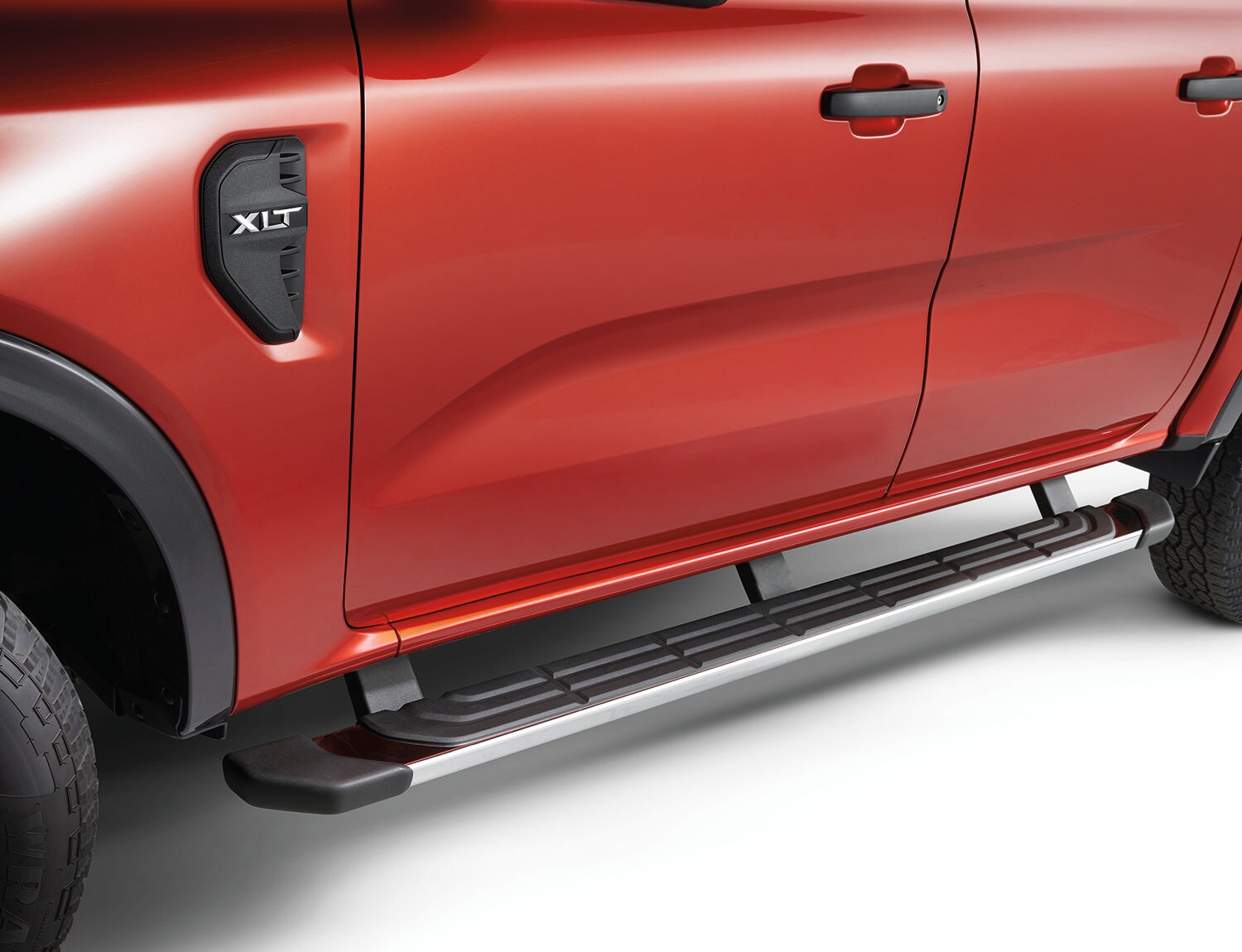 Ranger SuperCrew 2024-2026 5 in. Rectangular Step Bars in Chrome