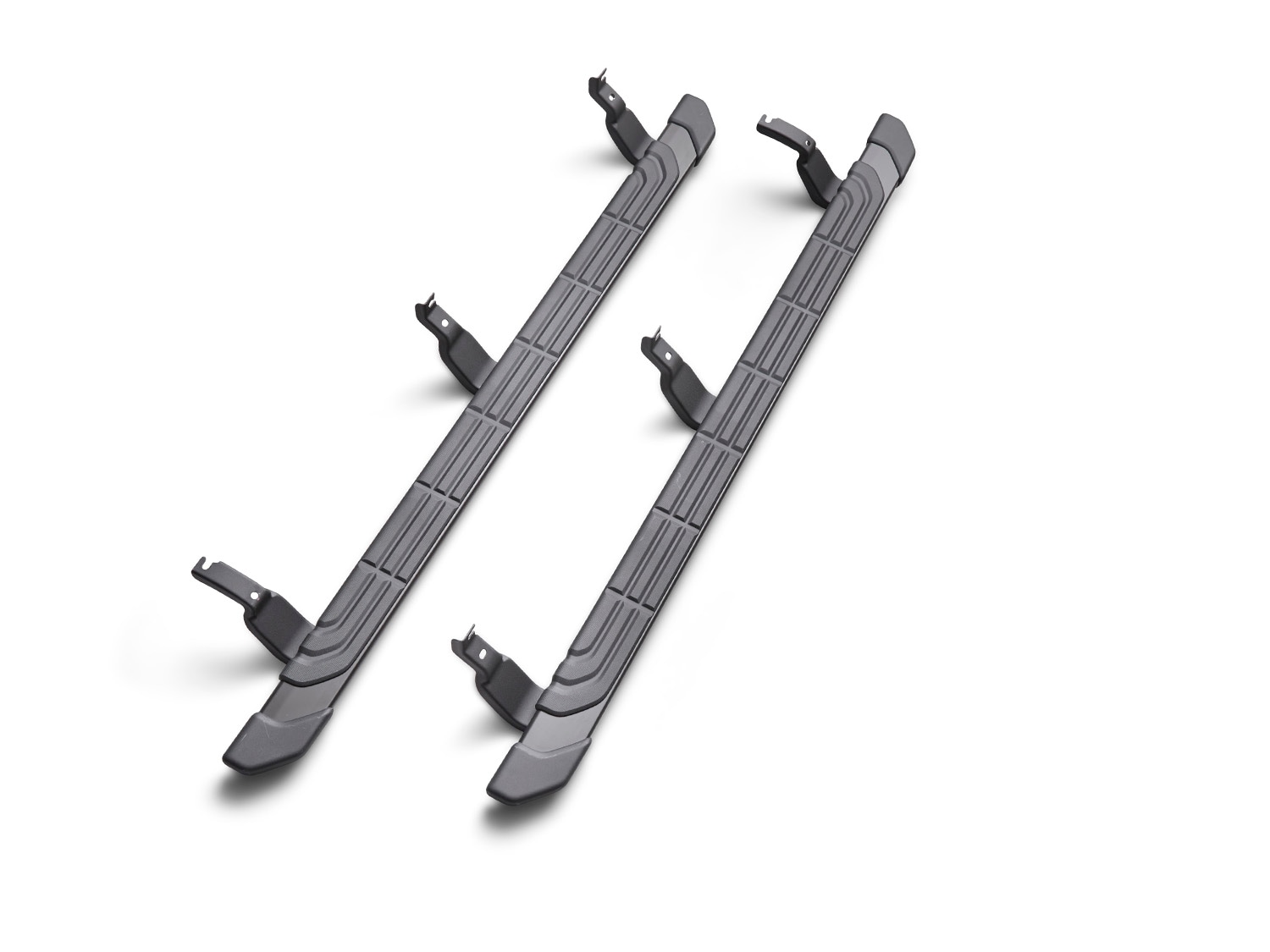 Black Painted Rectangular 5 inch Step Bars | Accessories | Ford.com