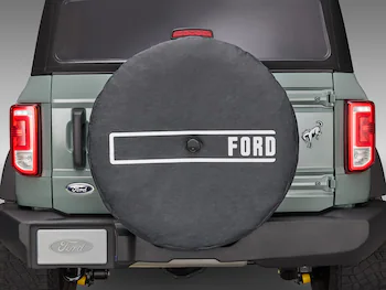 Bronco 2025 Ford TG Stamping, Opaque White Ink Spare 35 inch Tire Cover